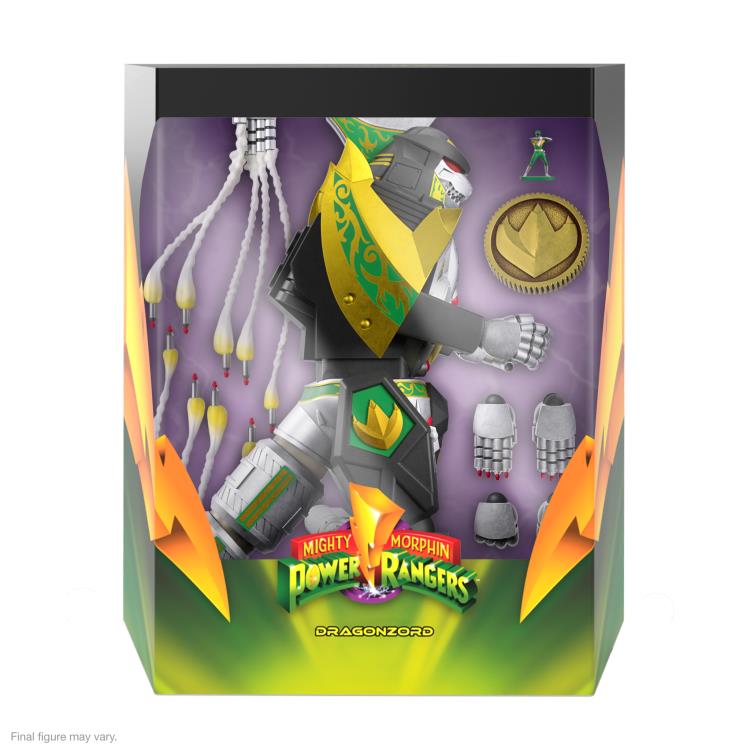 Mighty Morphin Power Rangers ULTIMATES Dragonzord Figure Zombie